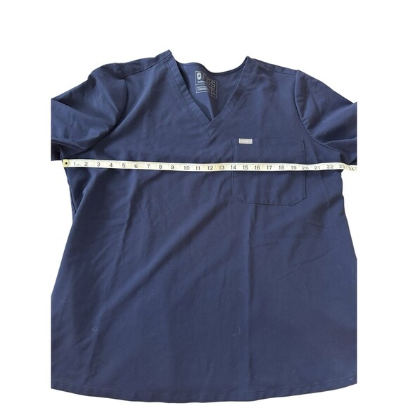 Figs Scrub Top Blue Catarina One Pocket Technical Collection FW1000 Womens XXL - Picture 4 of 5